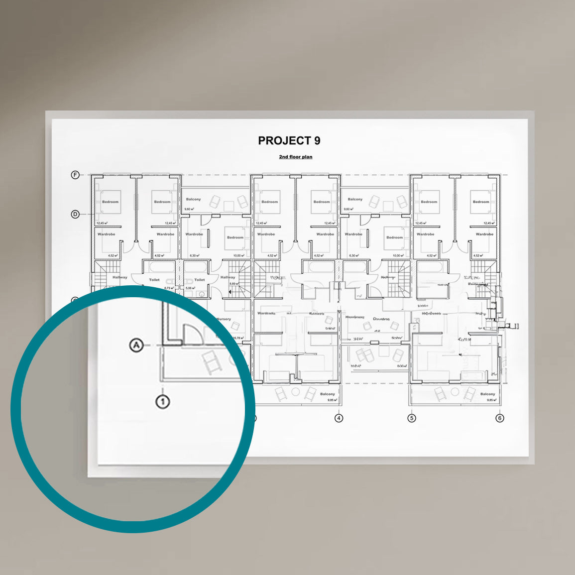 Laminated Blueprints - Large Format