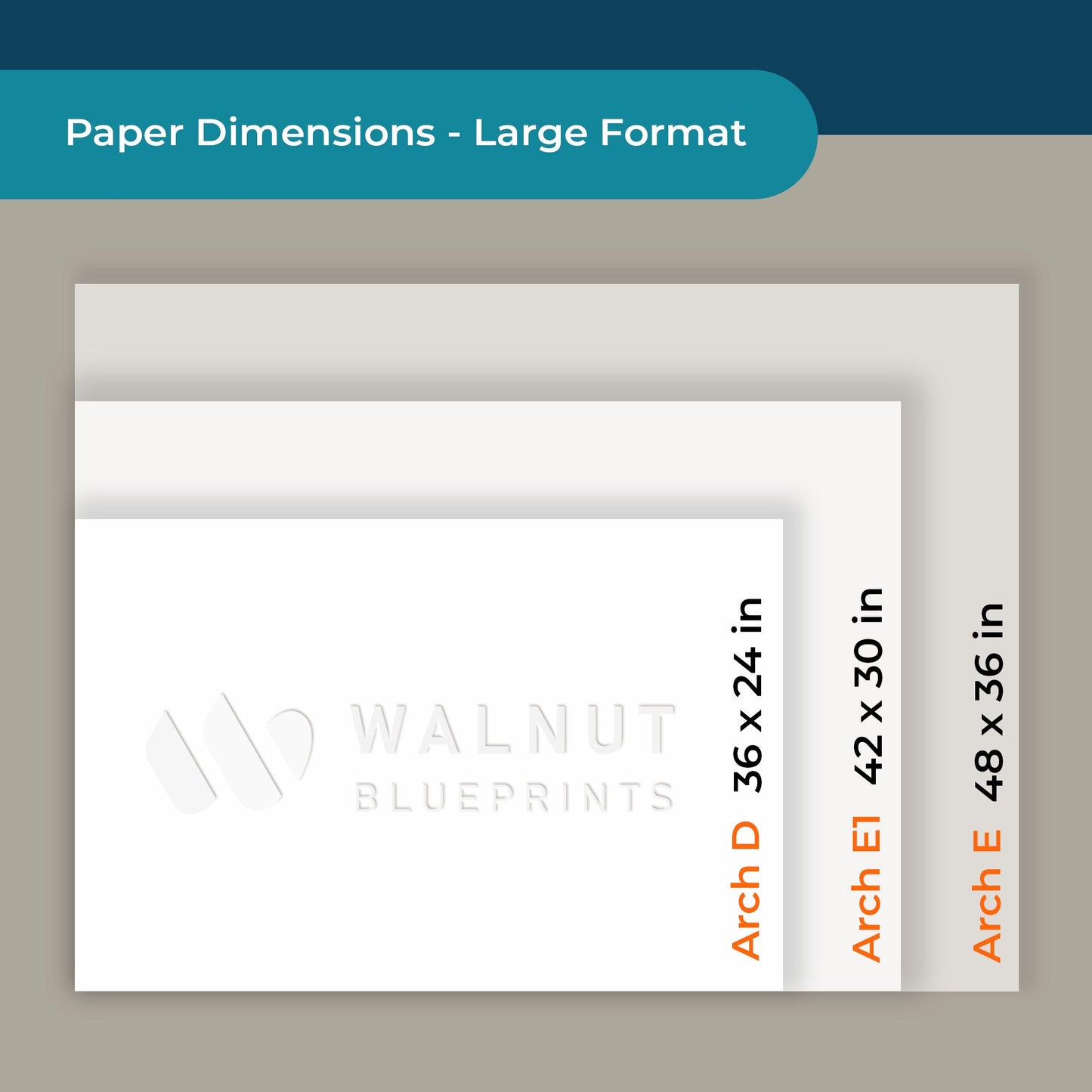 Large Format Blueprint - Paper